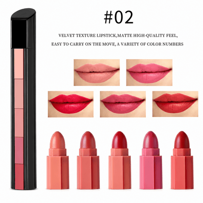 Velvet Texture Lipstick Matte High Quality Multicolor Shades