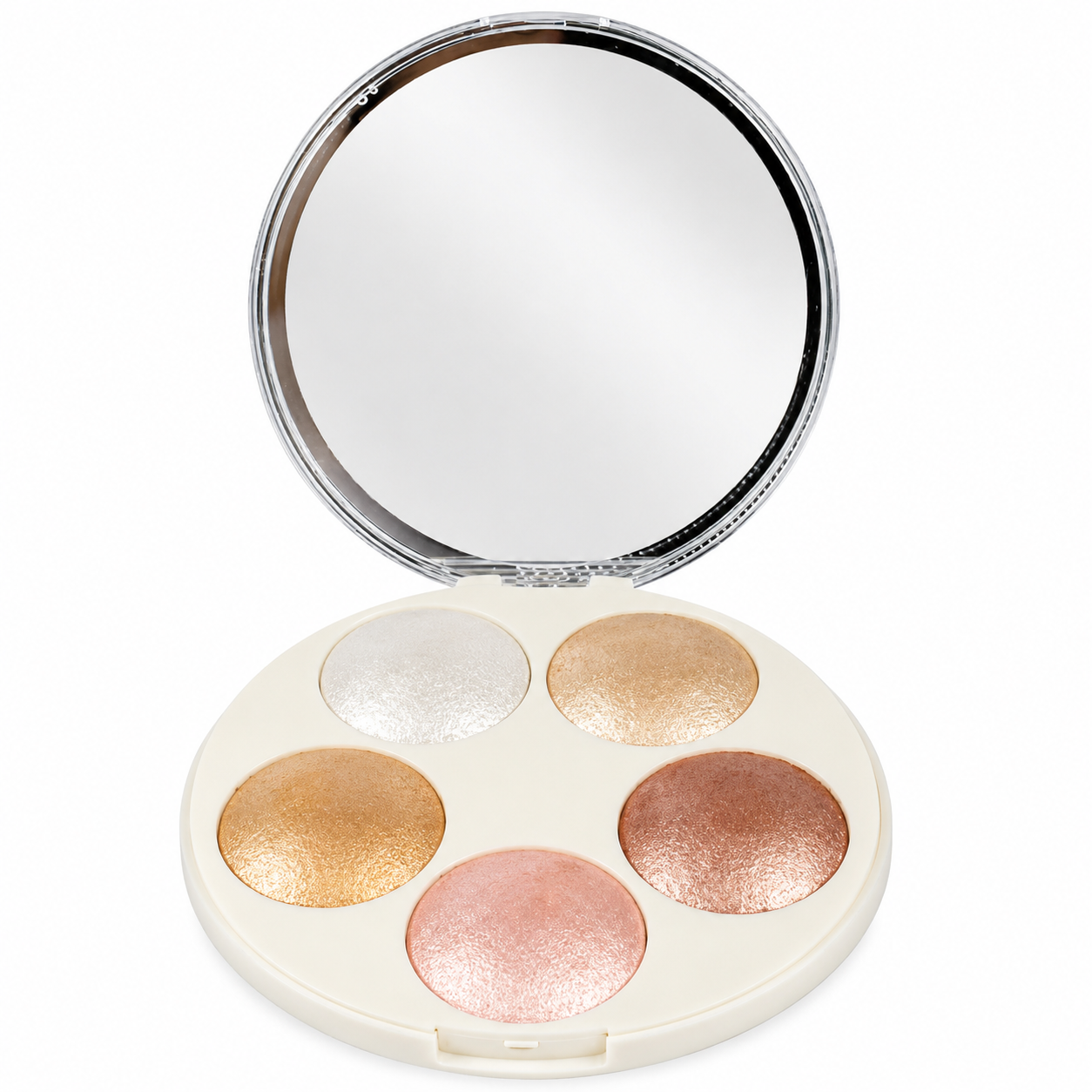 Seven Cool 5 Color Highlighter Palette – Shimmer Glow Makeup for Women