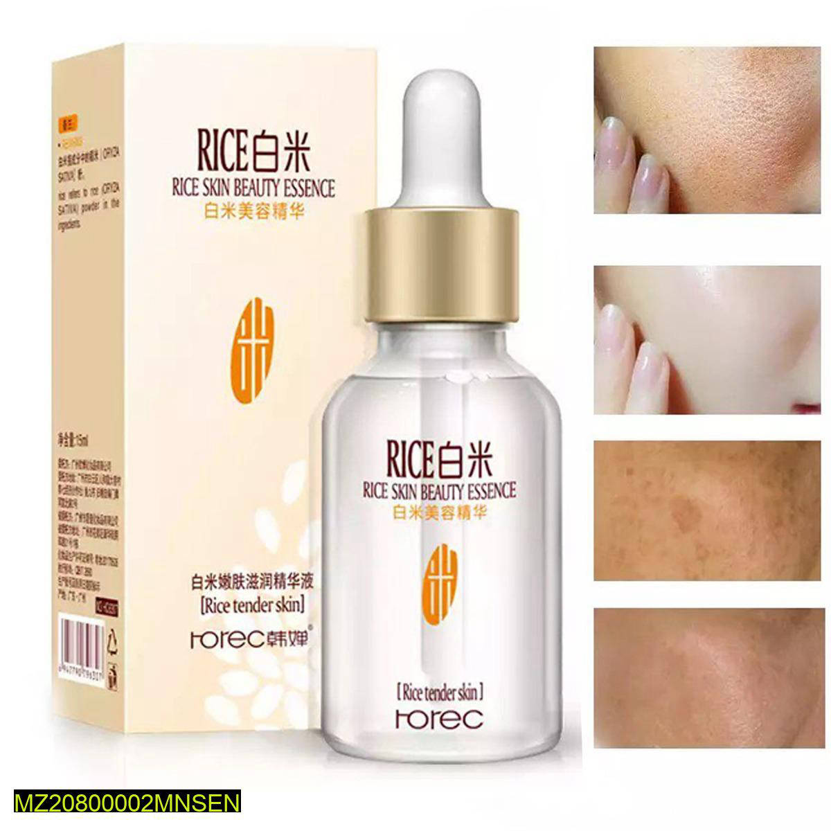 White Rice Skin Essence Serum 30ml – Brightening, Hydrating & Pore Minimizing Facial Serum